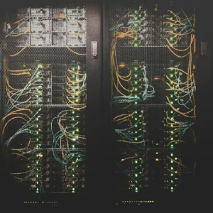 Servidores de un centro de datos para hosting web