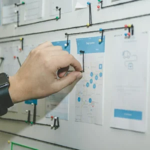 Planeación de un sitio web con bocetos y wireframes
